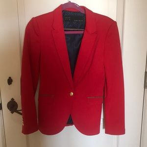 Red Zara Blazer